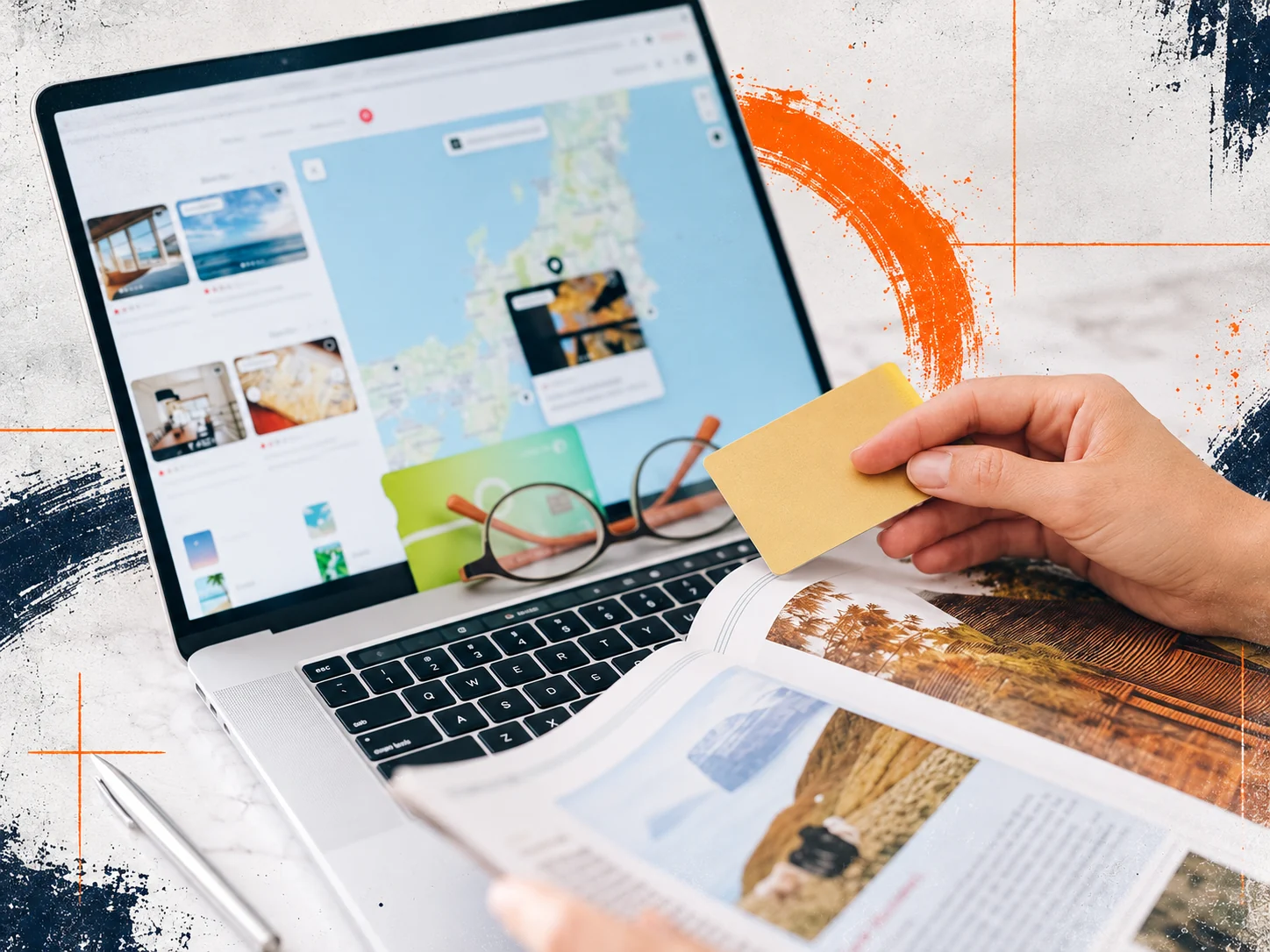 Recherche d’une destination professionnelle en ligne dans l’univers graphique de Konyfer
